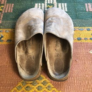 Birkenstock’s slip on clog tan leather EUR 40 / 10